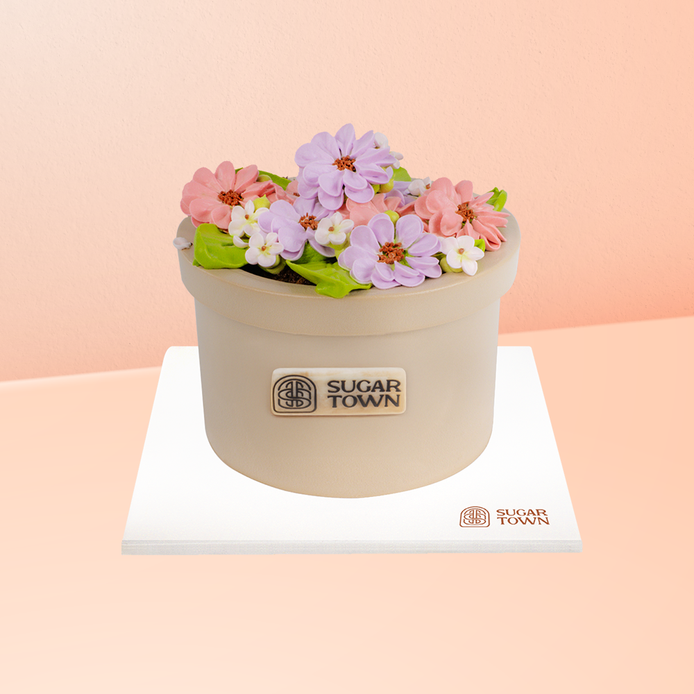  Bánh Kem Hoa Lavender size 12cm 