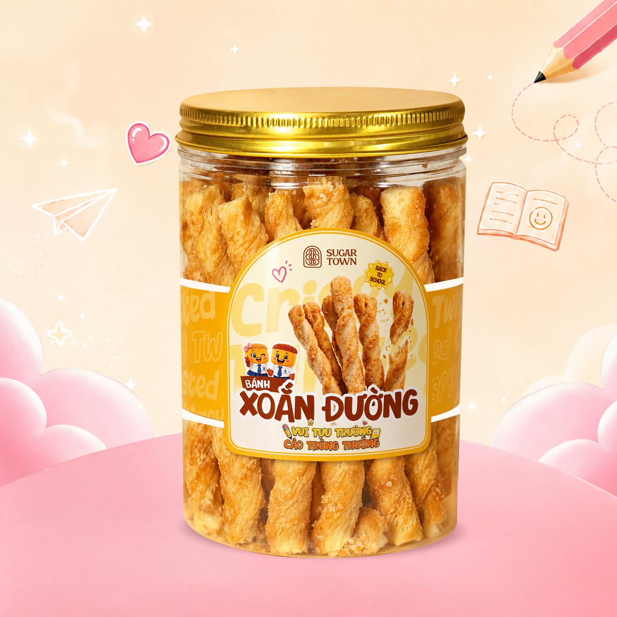  [Giao toàn quốc] Bánh Xoắn Đường 170g 
