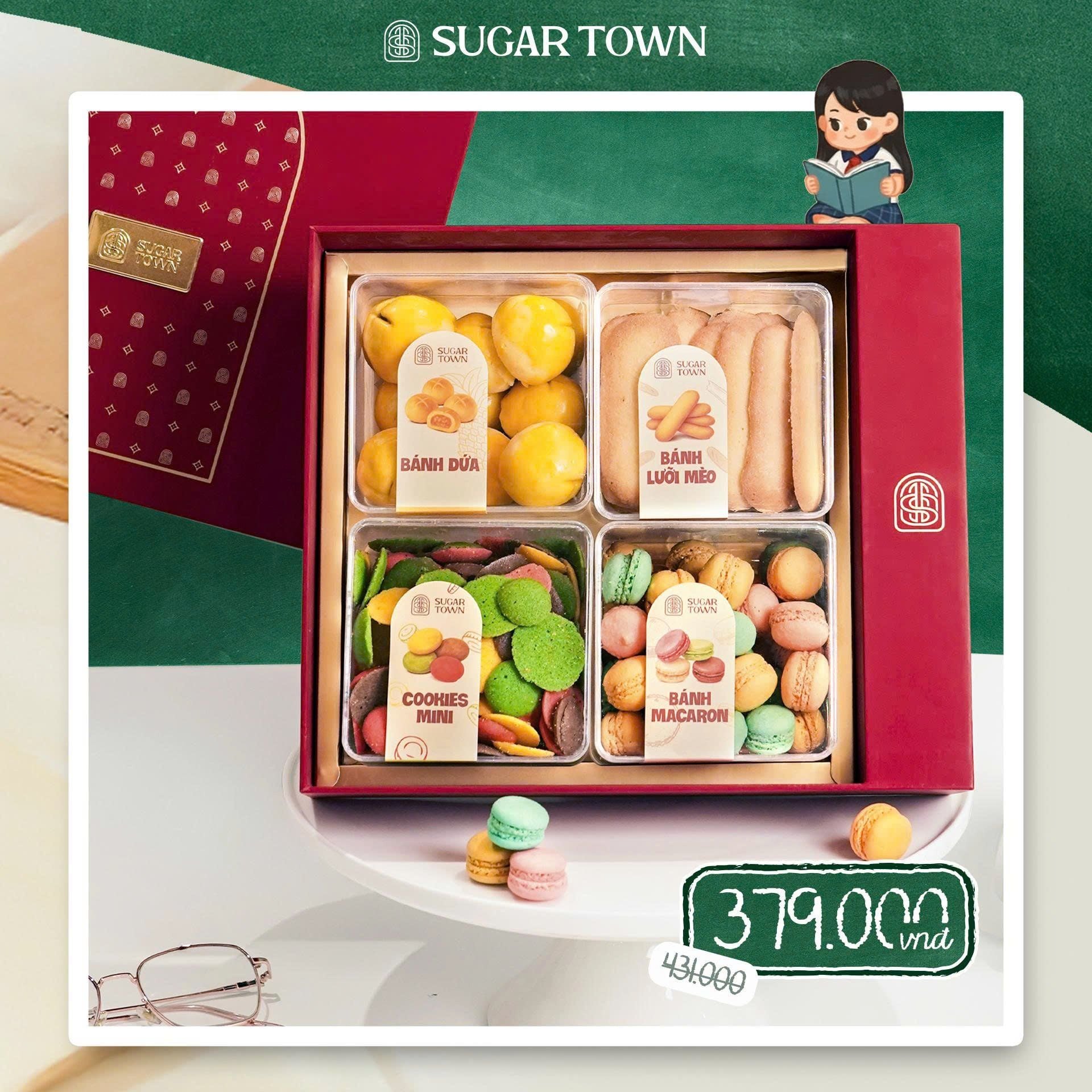  Hộp quà tặng cookies Sugar Town 