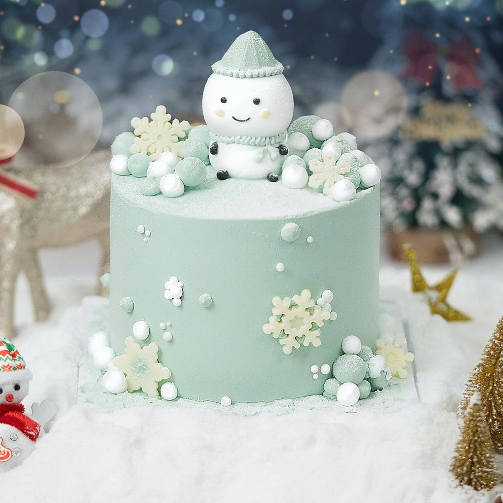  Bánh kem Noel Đồi Tuyết Nhỏ 12cm 