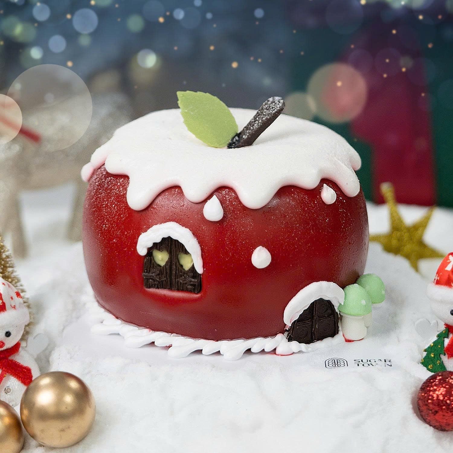  Bánh kem Noel Nhà Táo Diệu Kỳ 12cm 