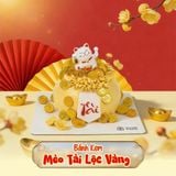  [Pre - Order] Bánh Kem Thần Tài - Mèo Tài Lộc Vàng 