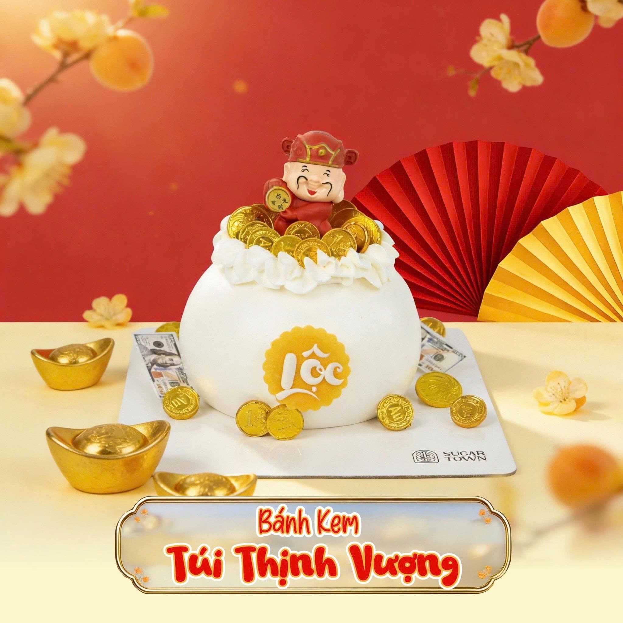  [Pre - Order] Bánh Kem Thần Tài - Túi Thịnh Vượng 