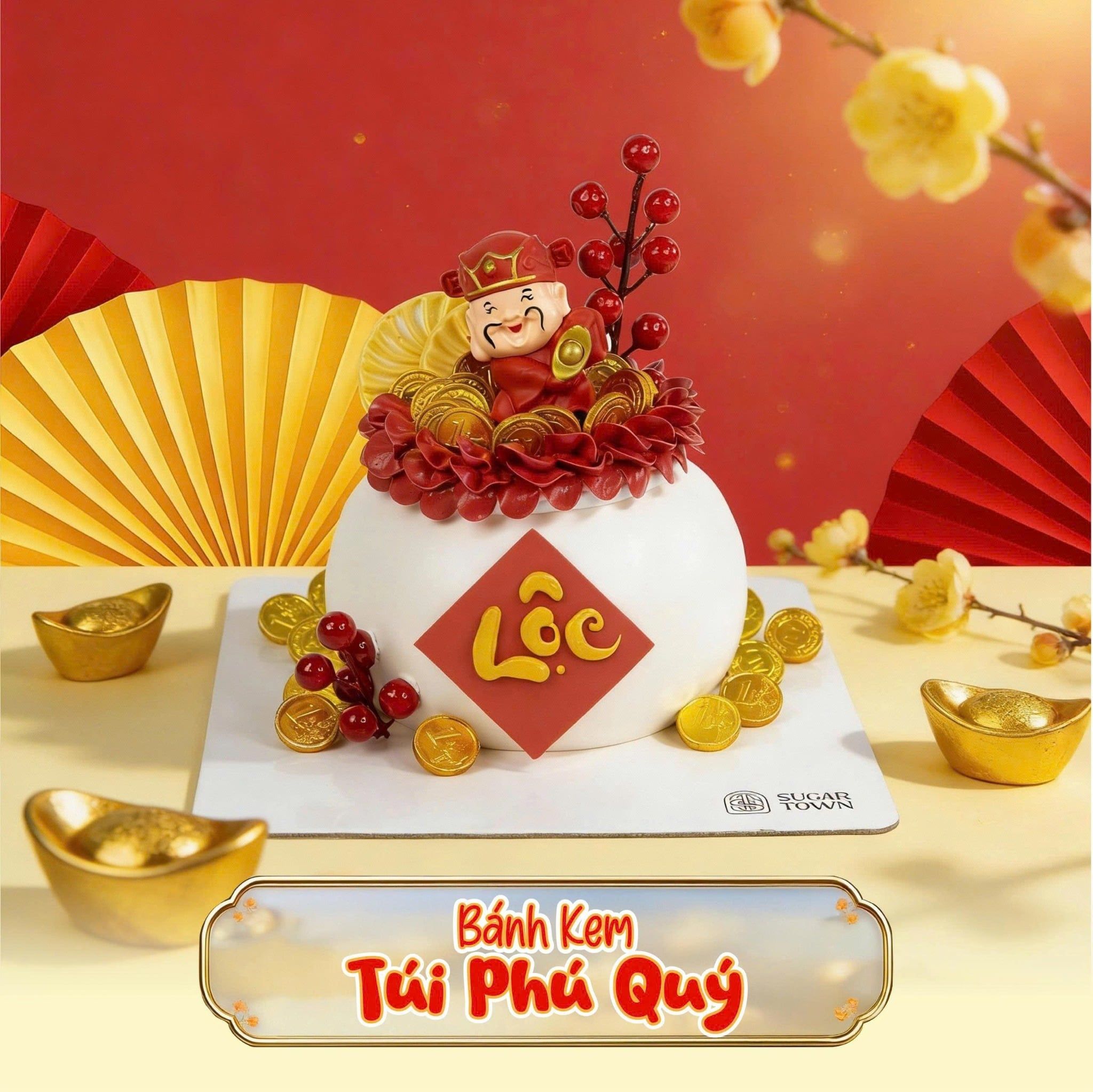  [Pre - Order] Bánh Kem Thần Tài - Túi Phú Qúy 