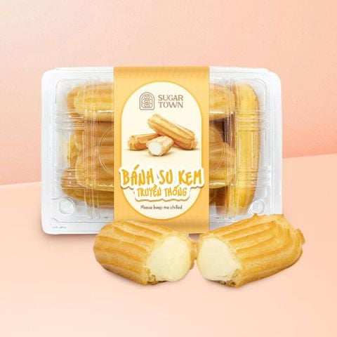  Combo 01 bánh Su Kem & 01 Flan Gato (Tặng trà măng cụt) 