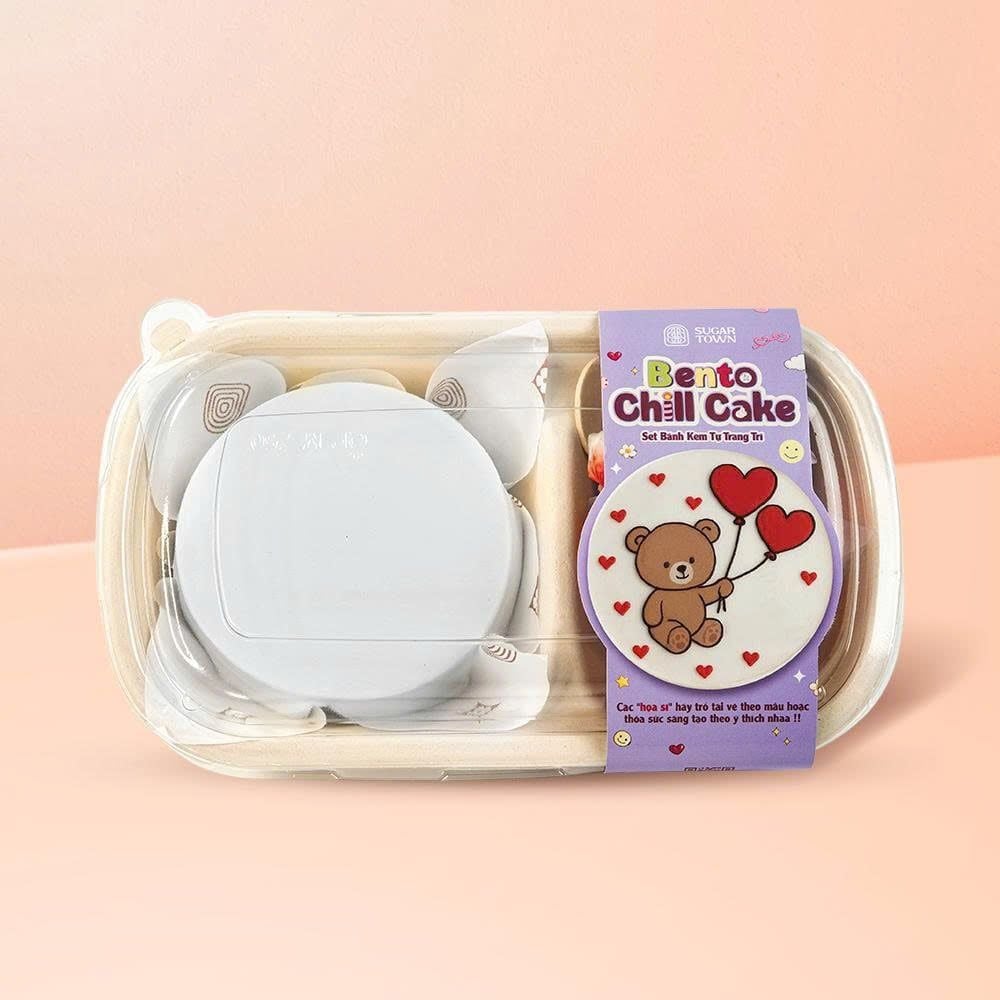  Bento Chill Cake - Set bánh bento tự vẽ 
