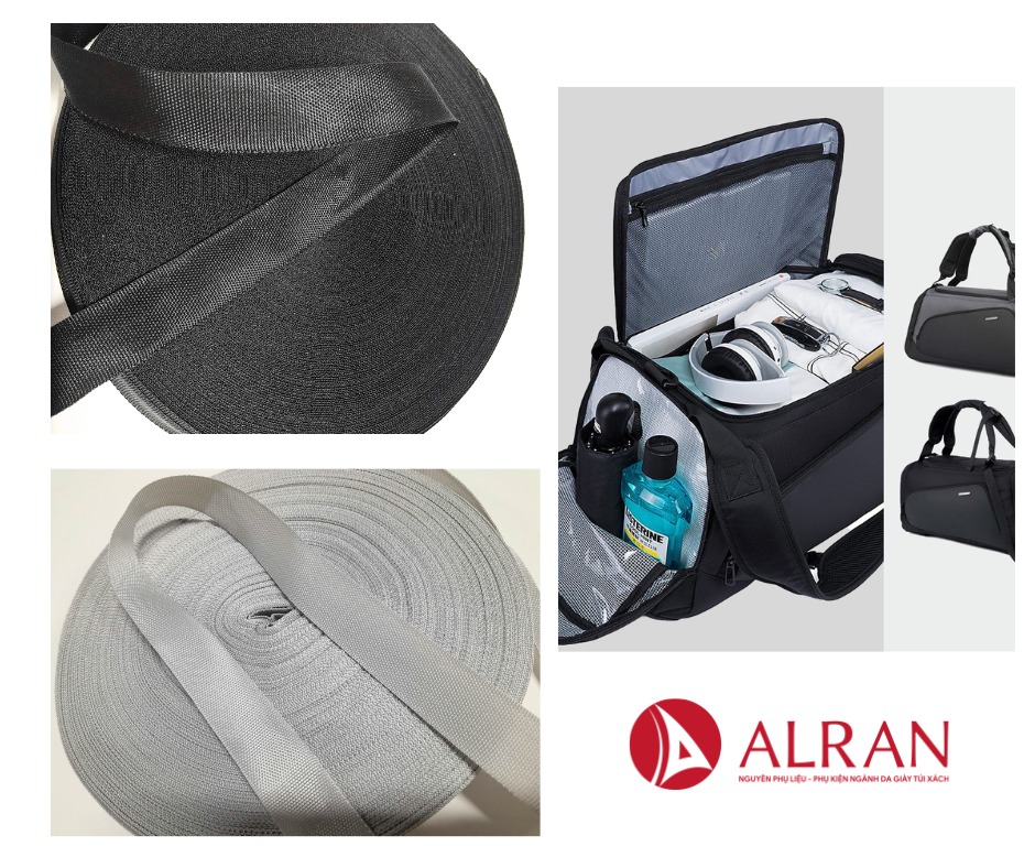 Dây bọc viền chất liệu PP, kích thước 20-23-25mm dùng trong sản xuất ba lô túi xách thời trang