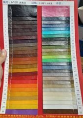 PVC A168 - bề mặt vân loang bóng nhẹ dùng cho sản xuất dép nam nữ trẻ em, túi xách thời trang, sofa thời trang