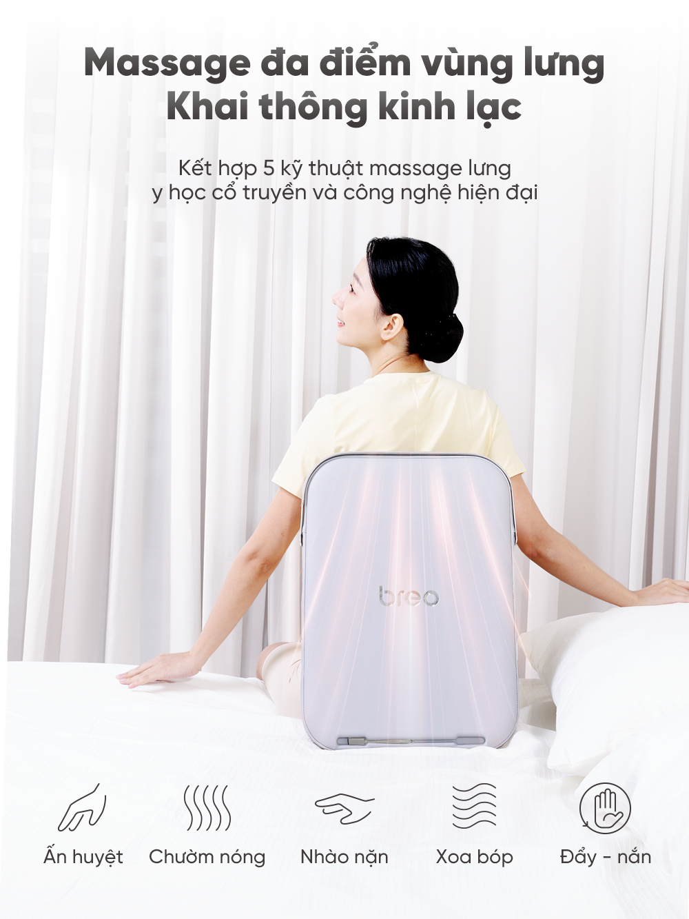  Máy Massage Lưng Breo Back 5 