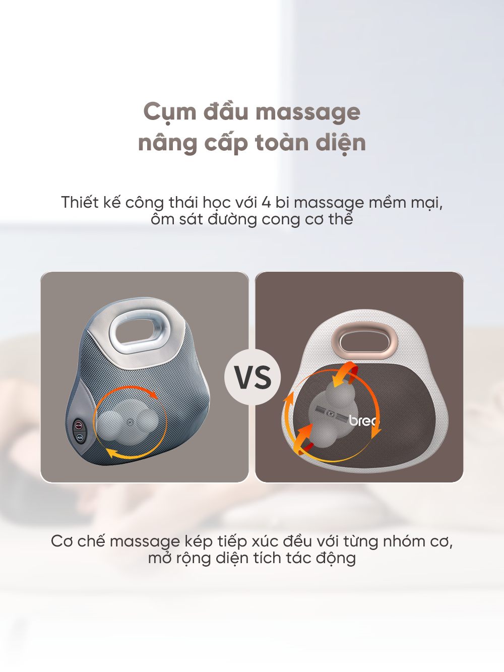  Gối Massage Breo Back Lite 