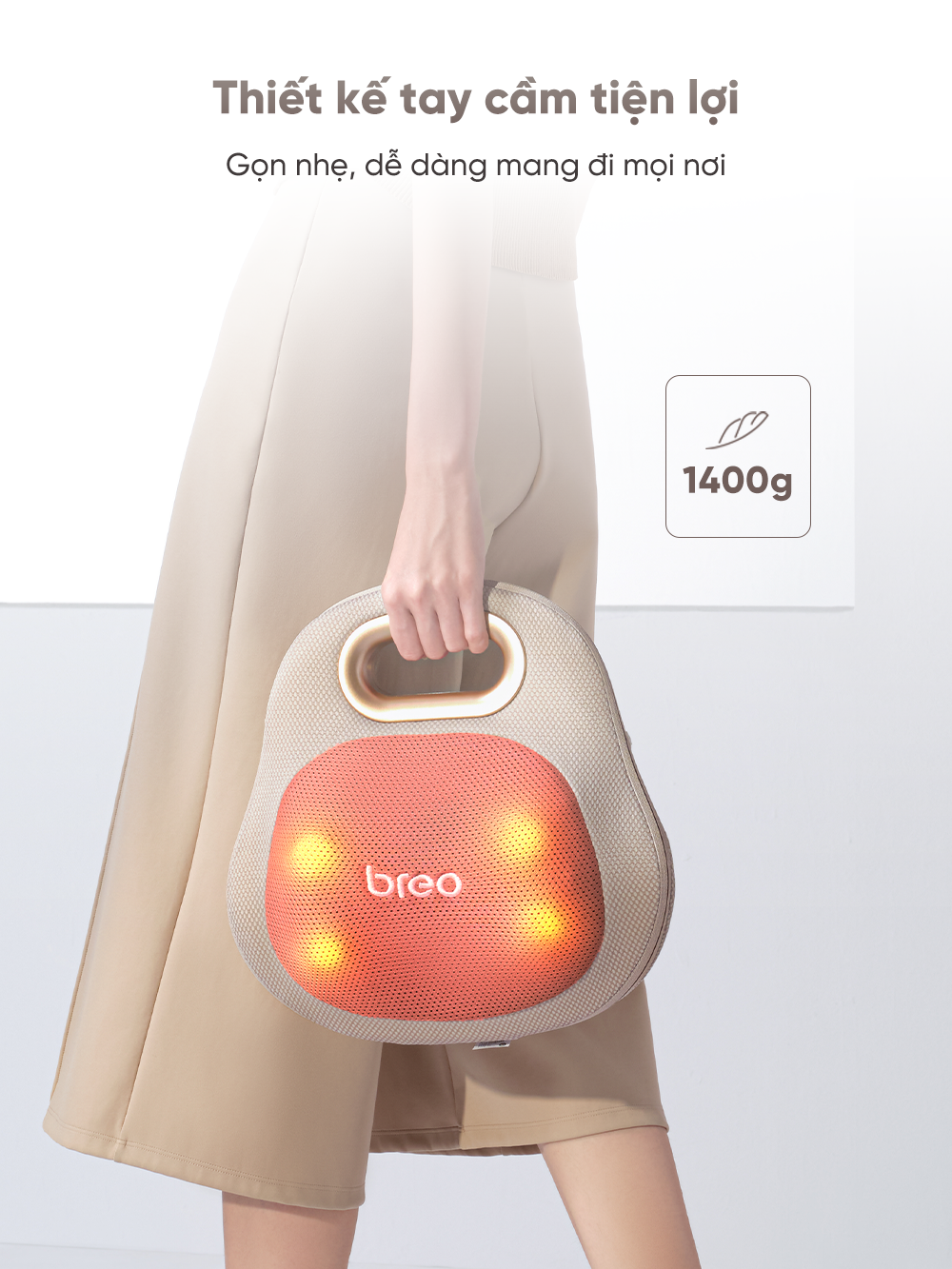  Gối Massage Breo Back Lite 