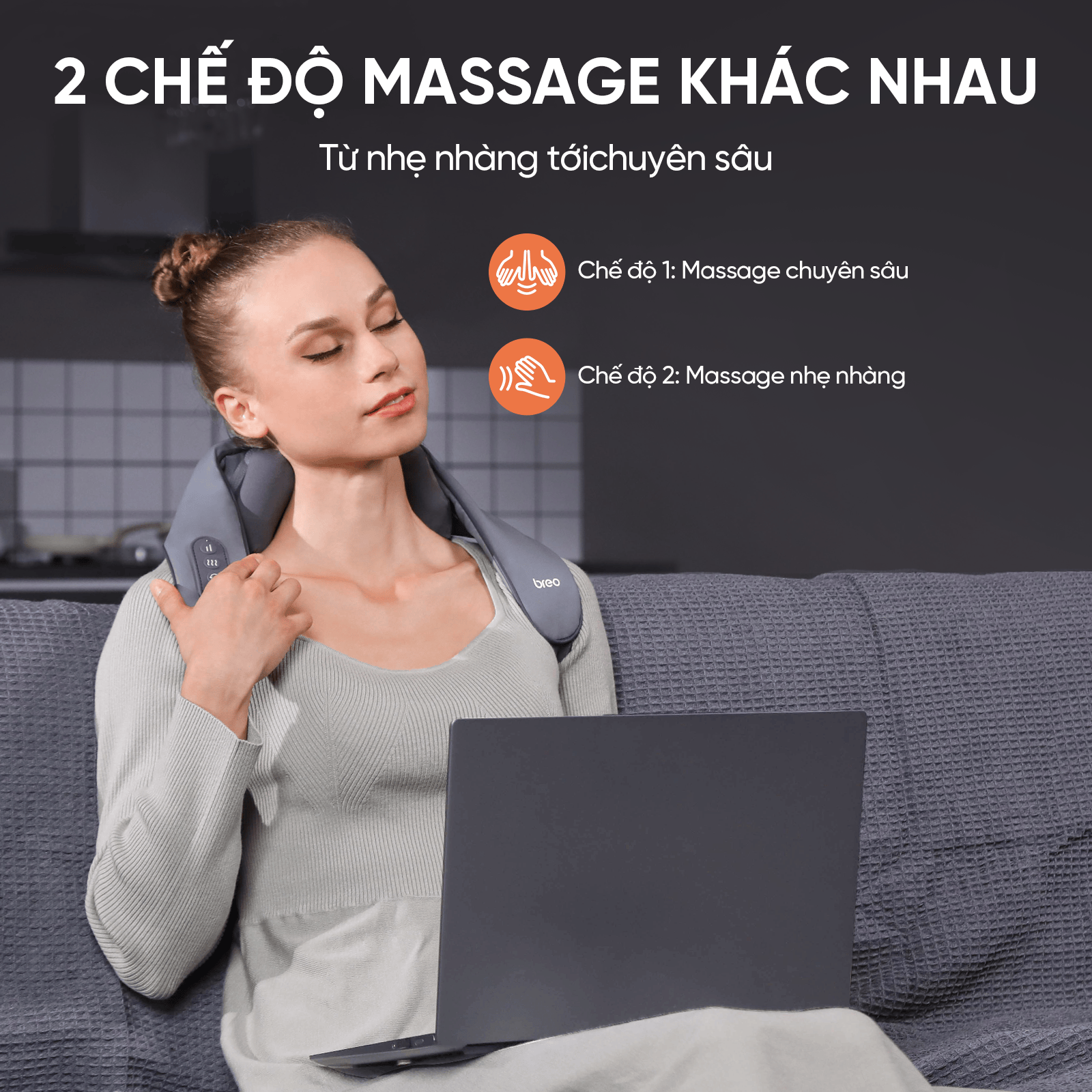  Máy Massage Cổ Vai Gáy Breo N5 Mini 
