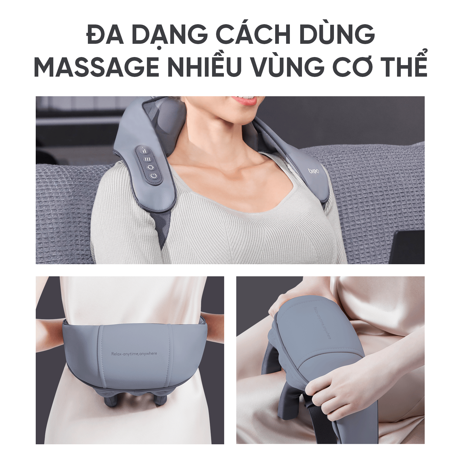  Máy Massage Cổ Vai Gáy Breo N5 Mini 