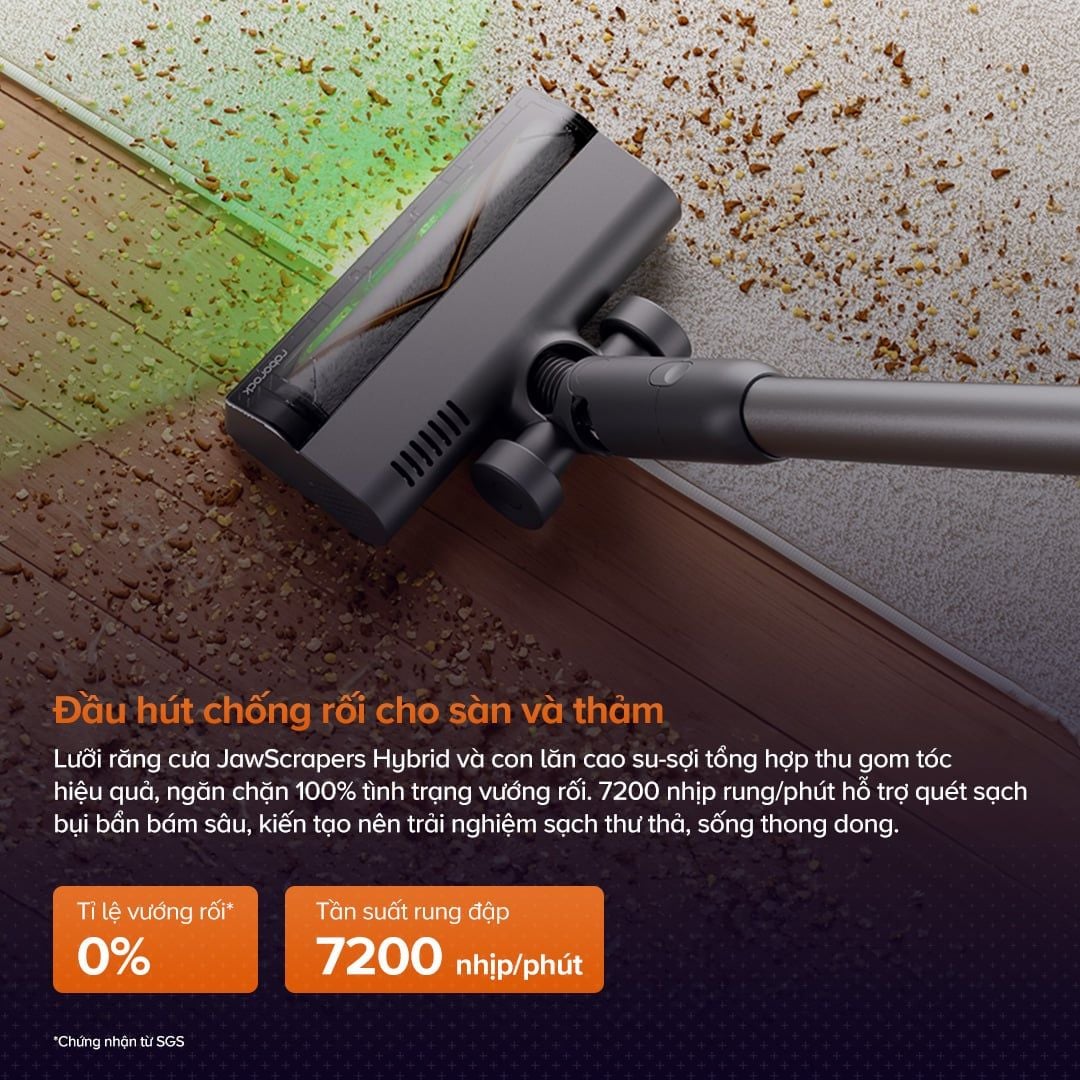  Máy Hút Bụi Cầm Tay Không Dây Roborock H60 Hub Ultra 