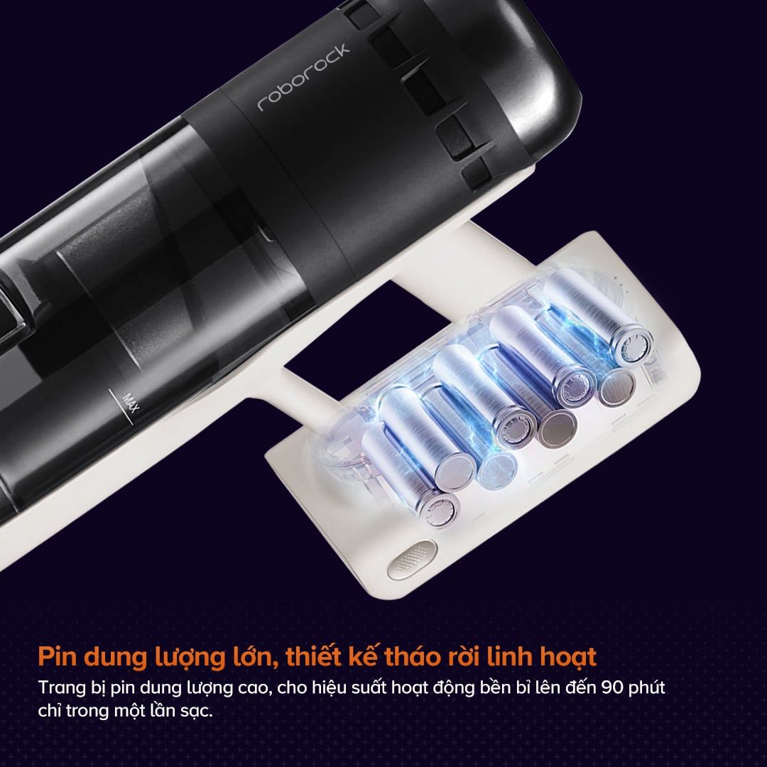  Máy Hút Bụi Cầm Tay Không Dây Roborock H60 Hub Ultra 