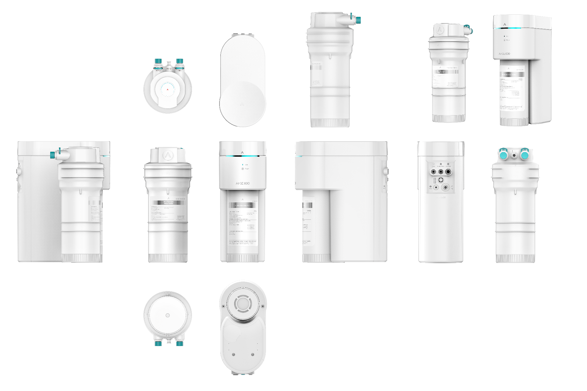  Máy lọc nước âm tủ bếp uống & rửa ANJIER A7 SE 