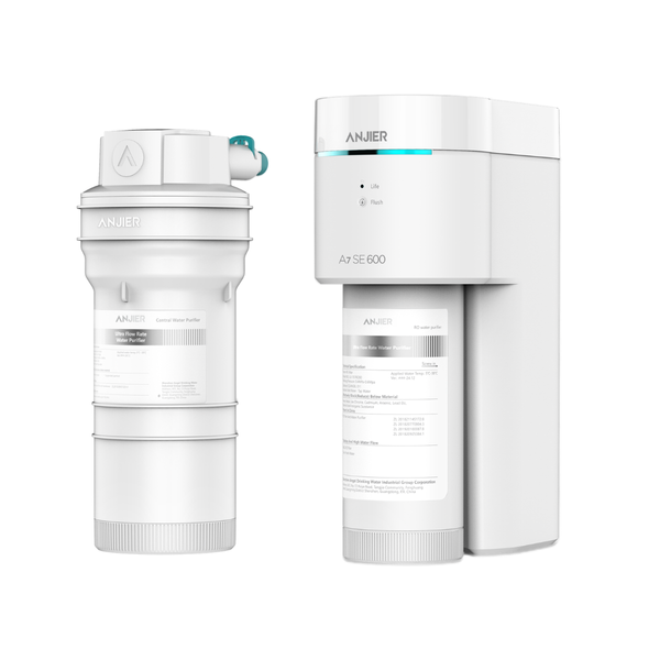 Máy lọc nước âm tủ bếp uống & rửa ANJIER A7 SE