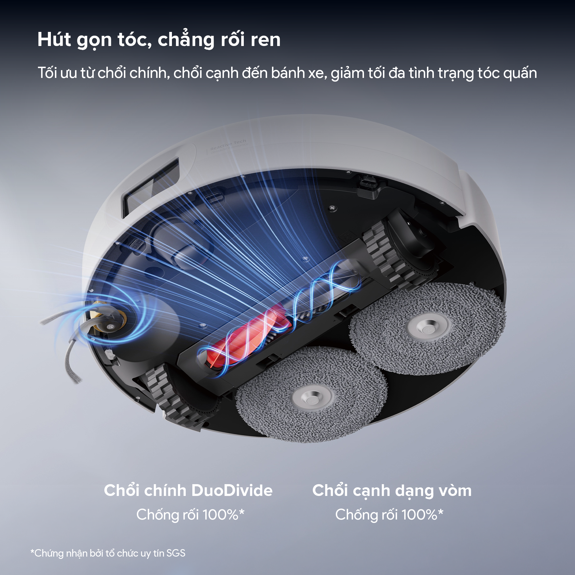  Robot Hút Bụi Lau Nhà Roborock Qrevo 2 Pro 