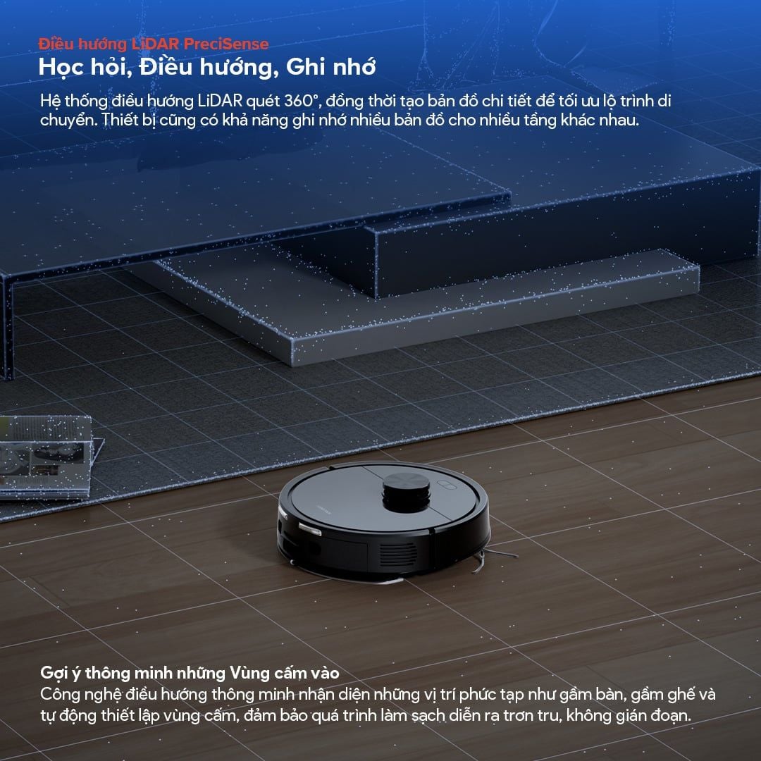  Robot Hút Bụi Lau Nhà Roborock Q7 Pro Max+ 