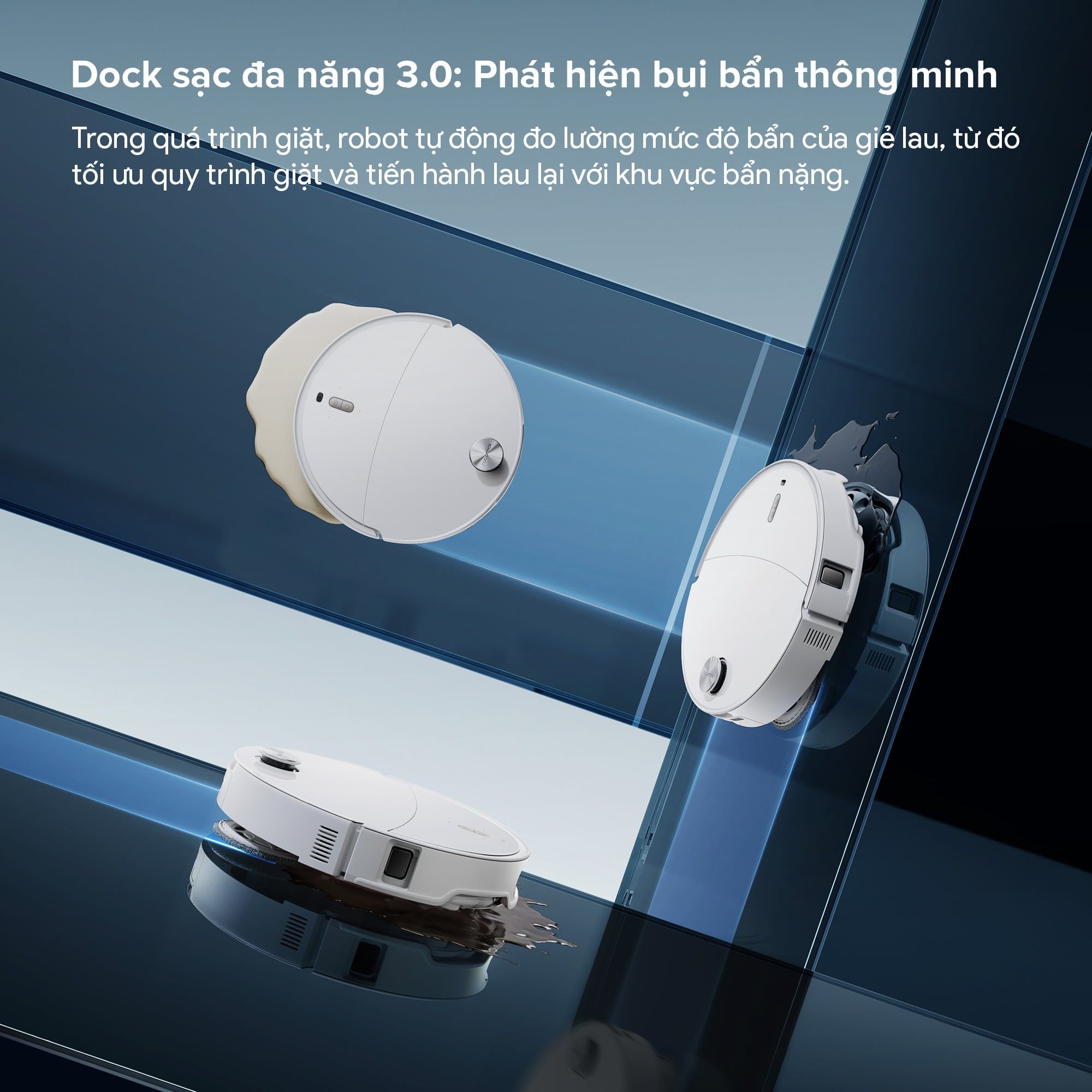  Robot Hút Bụi Lau Nhà Roborock Qrevo Edge 2 