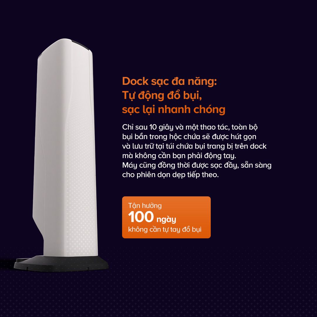  Máy Hút Bụi Cầm Tay Không Dây Roborock H60 Hub Pro 