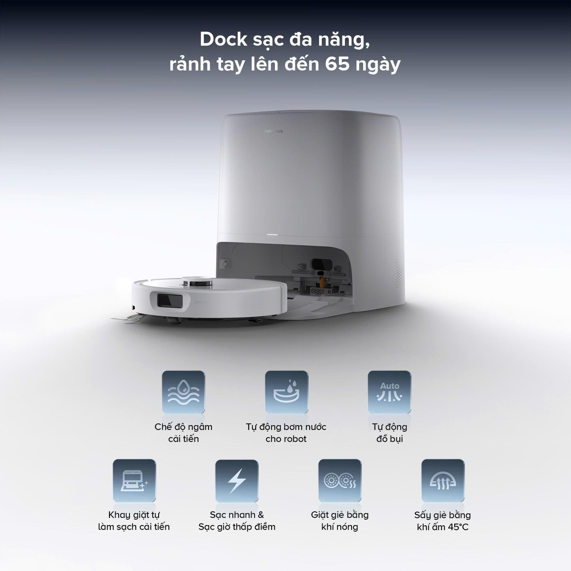  Robot Hút Bụi Lau Nhà Roborock Qrevo 2 Pro 