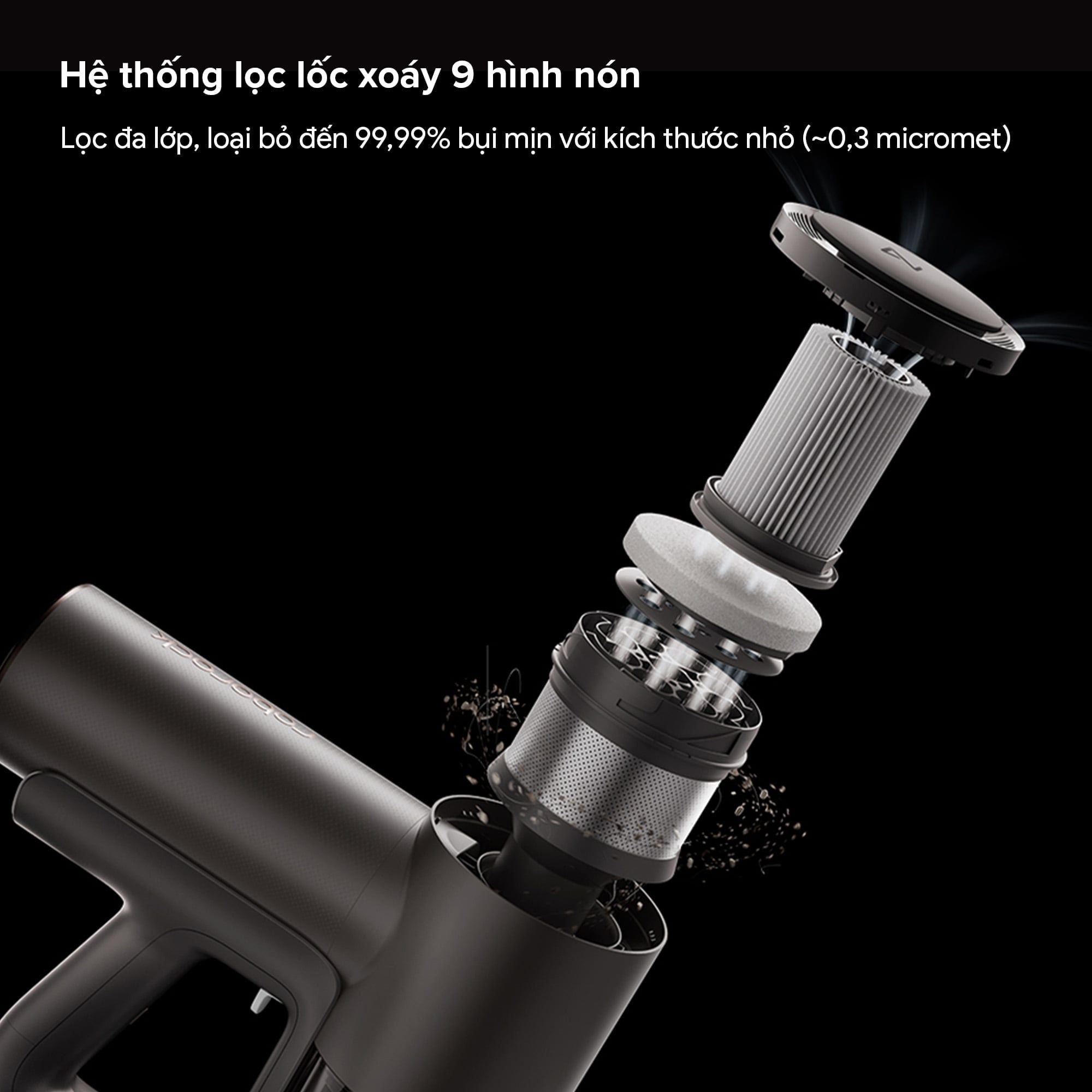 Máy Hút Bụi Lau Nhà Roborock F25 Pro Steam Gen 2 Combo - ảnh 13