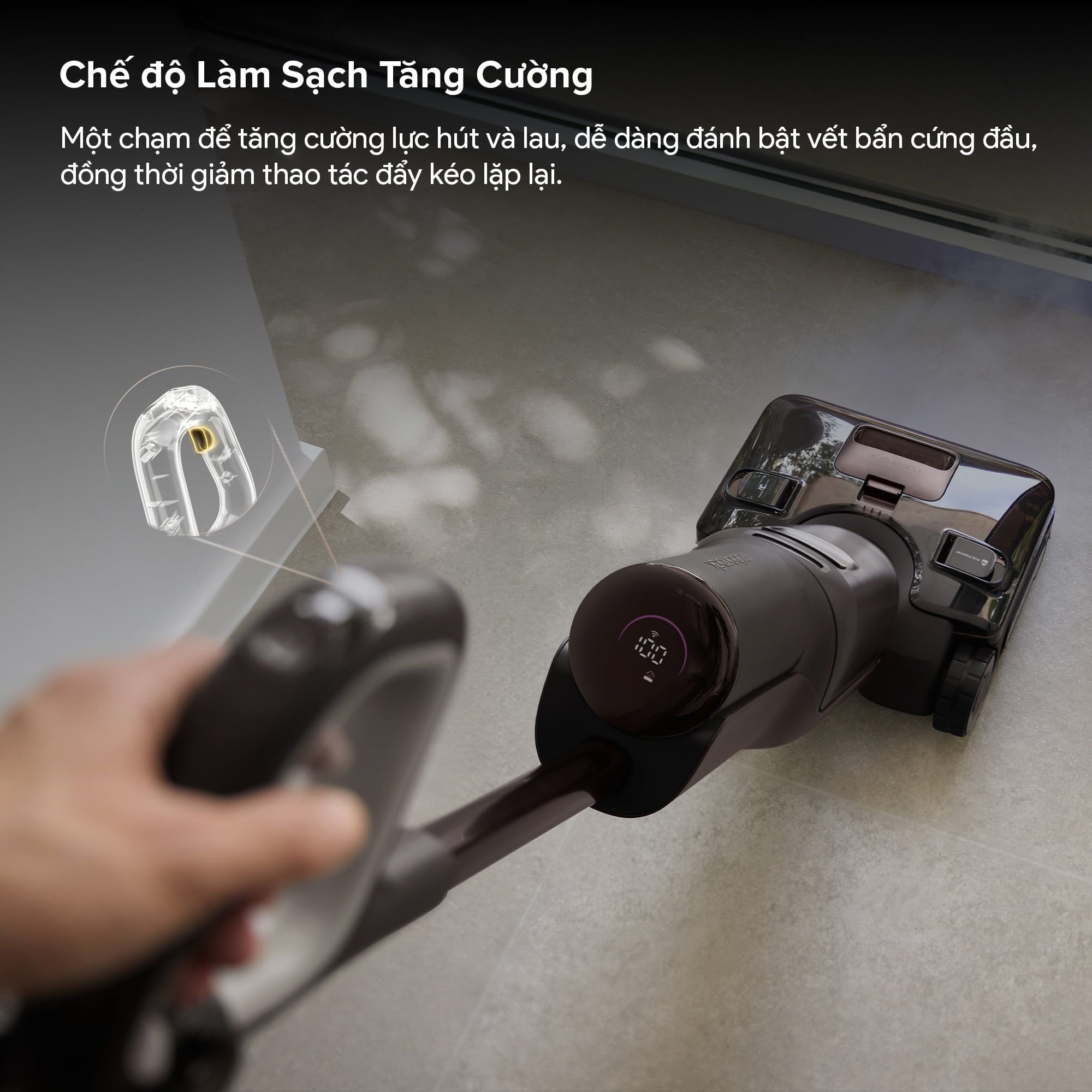 Máy Hút Bụi Lau Nhà Roborock F25 Pro Steam Gen 2 Combo - ảnh 5