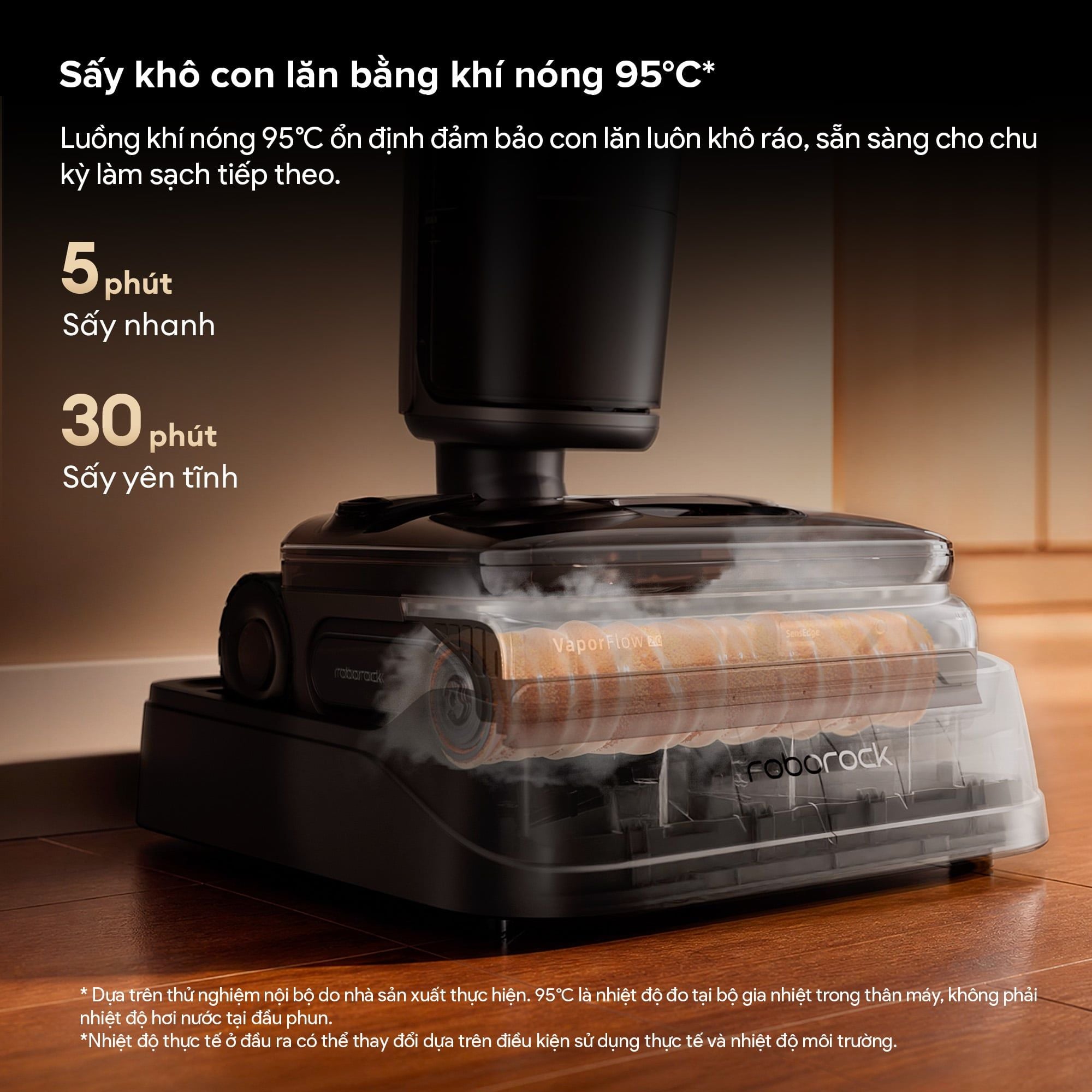 Máy Hút Bụi Lau Nhà Roborock F25 Pro Steam Gen 2 Combo - ảnh 17
