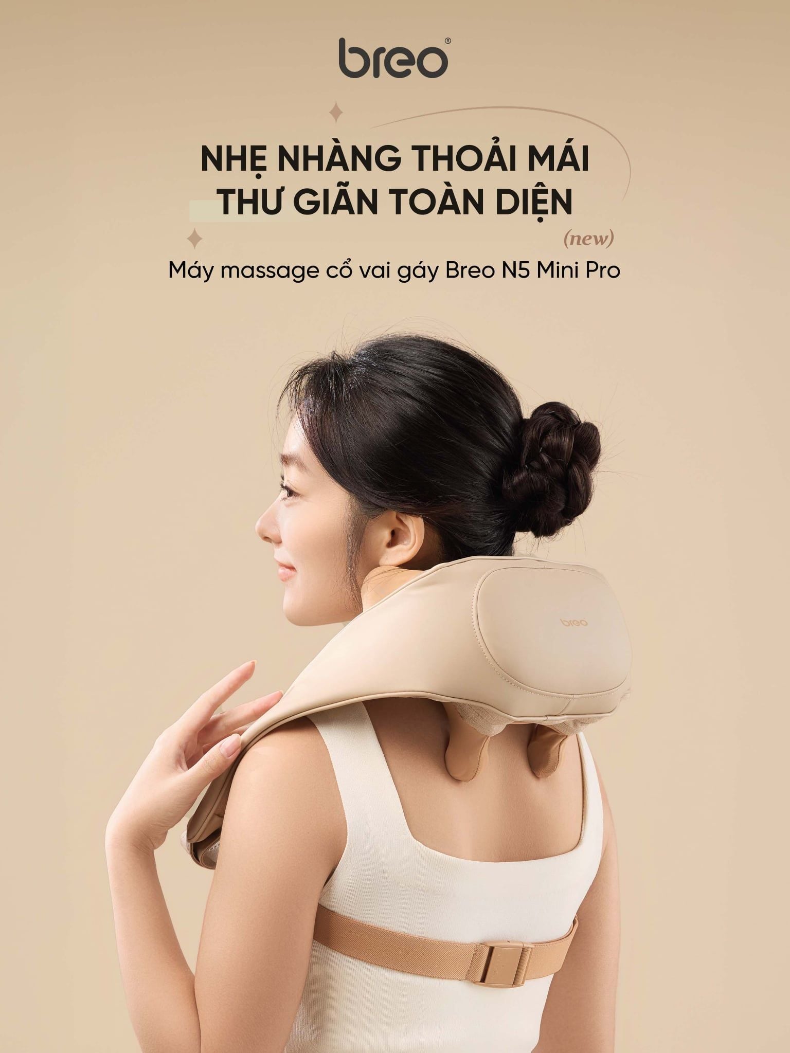 Máy massage cổ vai gáy Breo N5 Mini Pro 
