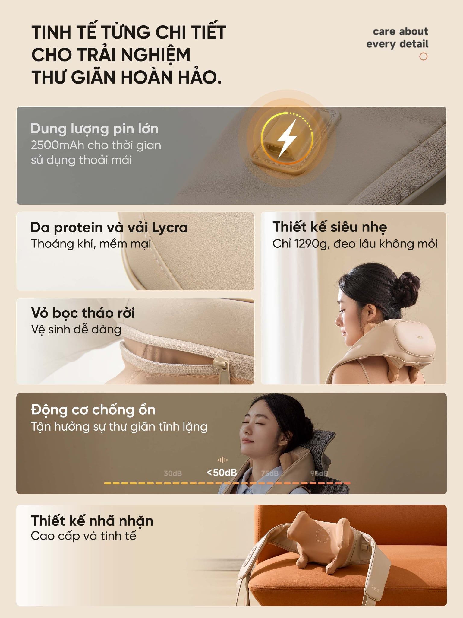  Máy massage cổ vai gáy Breo N5 Mini Pro 