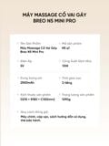  Máy massage cổ vai gáy Breo N5 Mini Pro 
