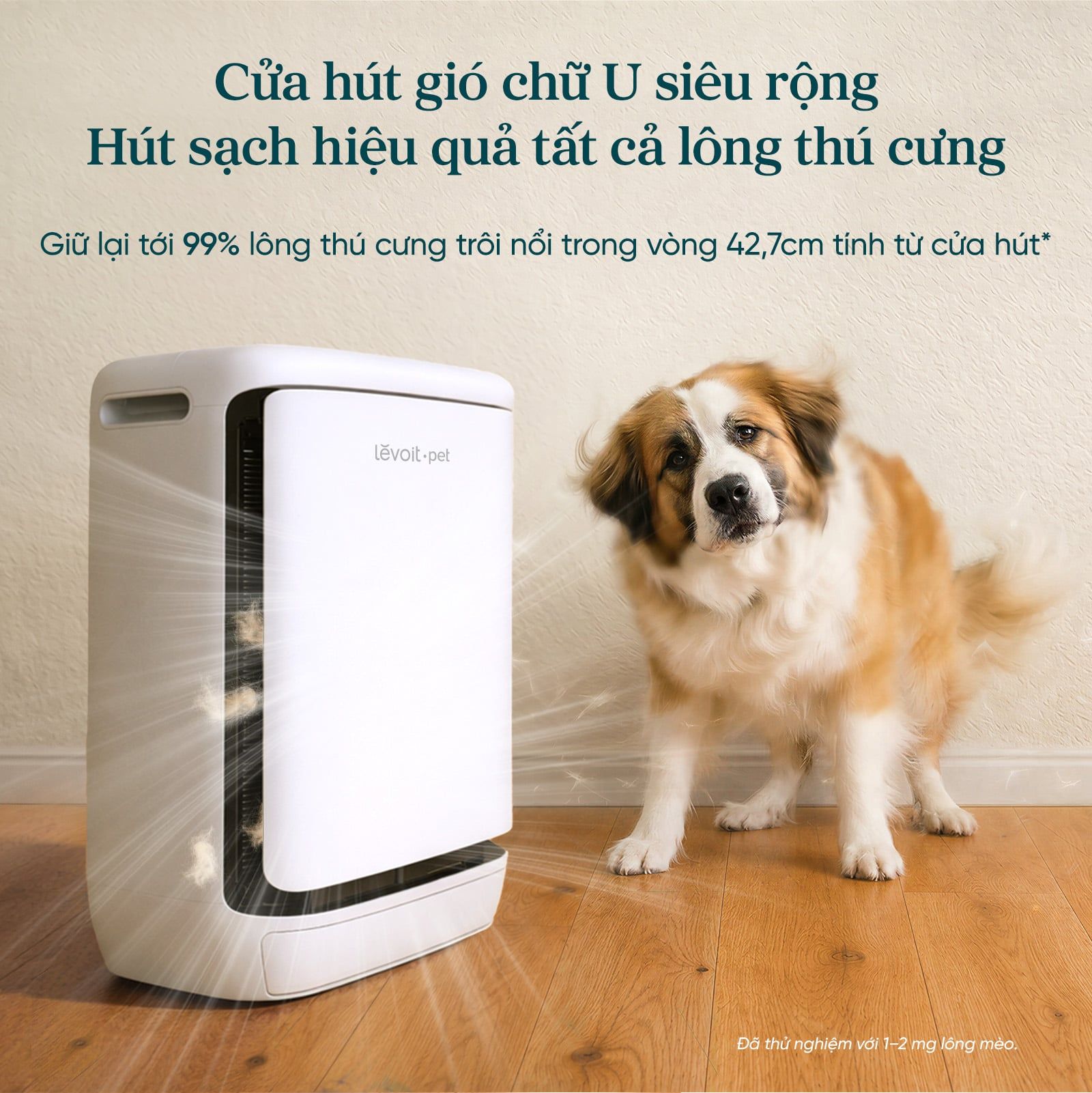  Máy Lọc Không Khí Cho Thú Cưng Levoit Vital Pet Pro 