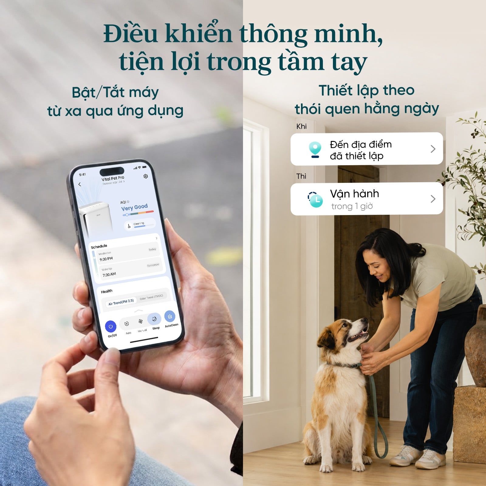  Máy Lọc Không Khí Cho Thú Cưng Levoit Vital Pet Pro 
