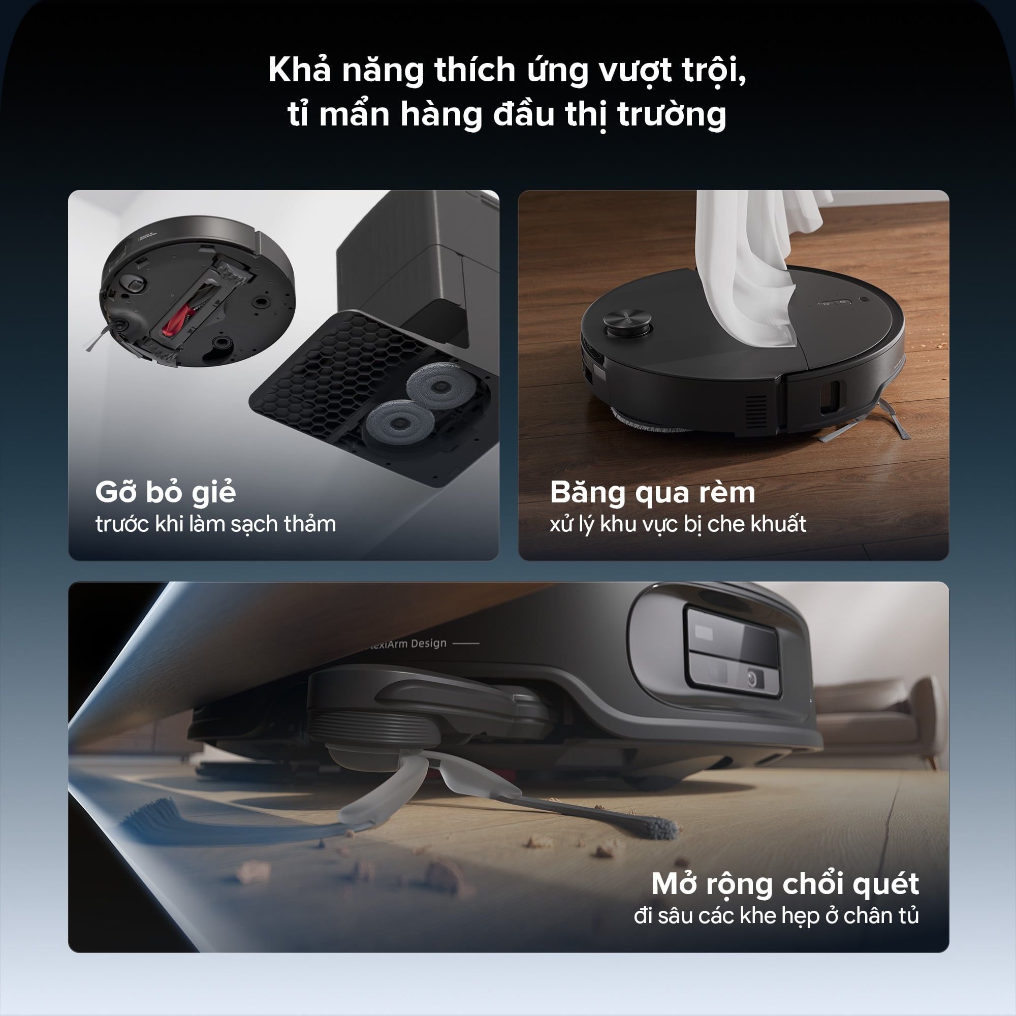  Robot Hút Bụi Lau Nhà Roborock Qrevo Edge 2 