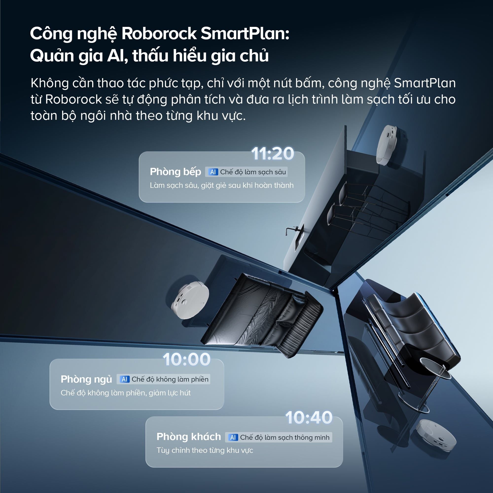  Robot Hút Bụi Lau Nhà Roborock Qrevo Edge 2 