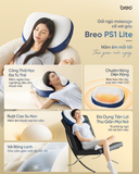  Gối Ngủ Massage Cổ Vai Gáy Breo PS1 Lite 
