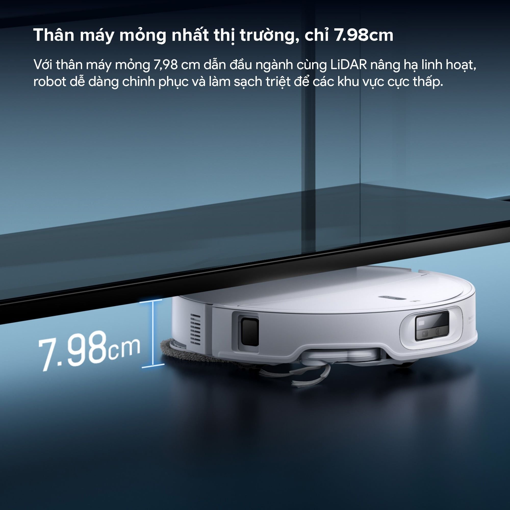  Robot Hút Bụi Lau Nhà Roborock Qrevo Edge 2 