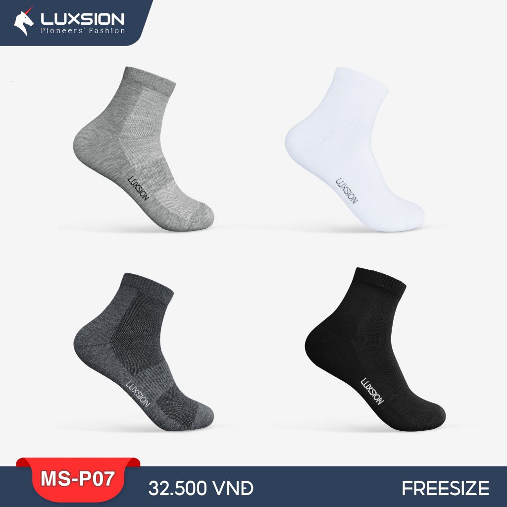 Tất Thể Thao Nam Luxsion Cổ Trung Basic