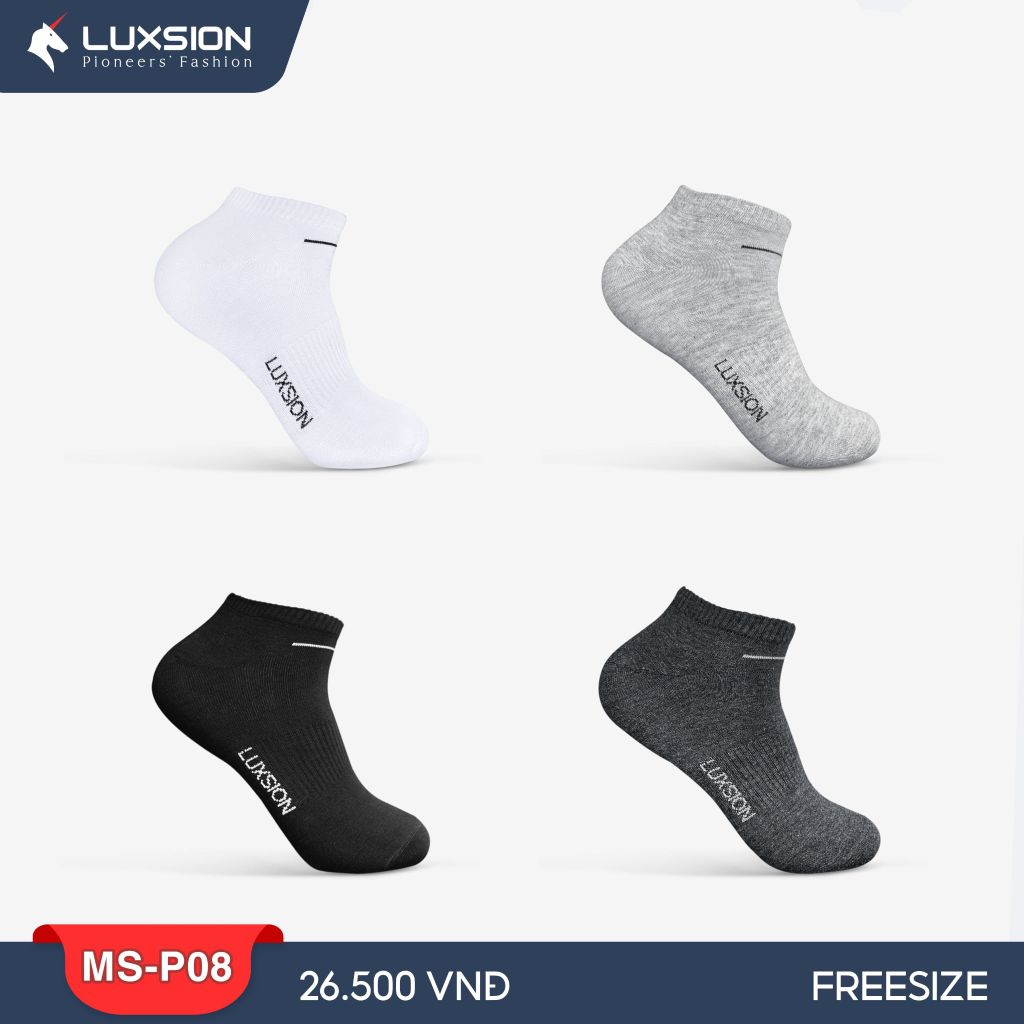 Tất Thể Thao Nam Luxsion Cổ Ngắn Basic