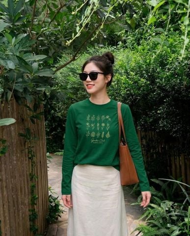  Áo Thun Tay Dài Garden Club 
