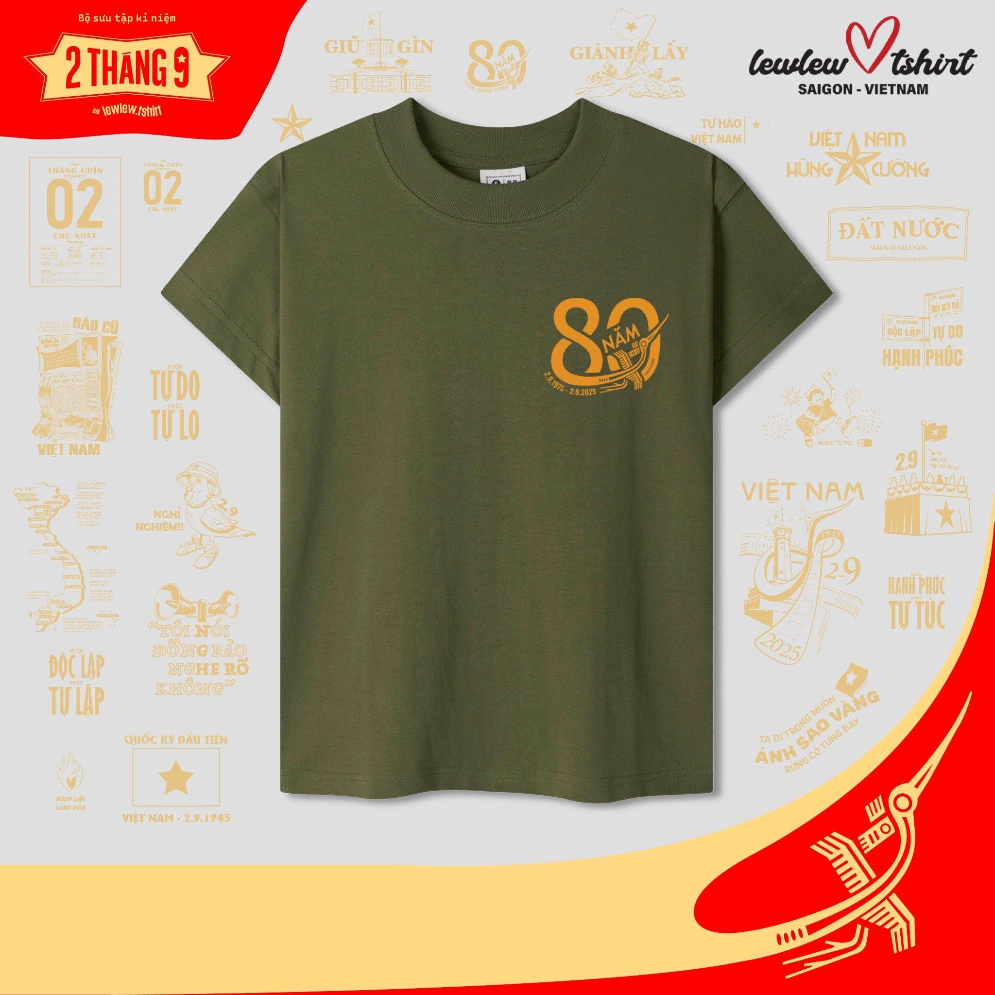 Kỷ Niệm 80 Năm 02-09 T-shirt