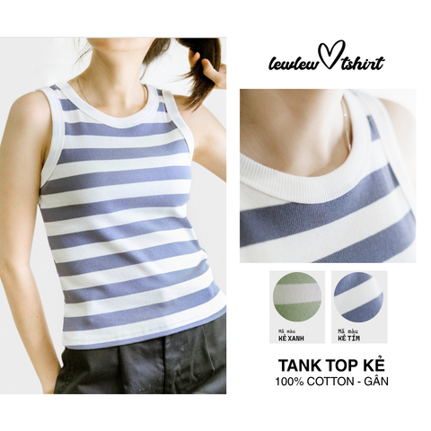  Tank Top Kẻ 