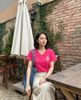 Áo Thun Cổ Tim Hồ Nguyệt