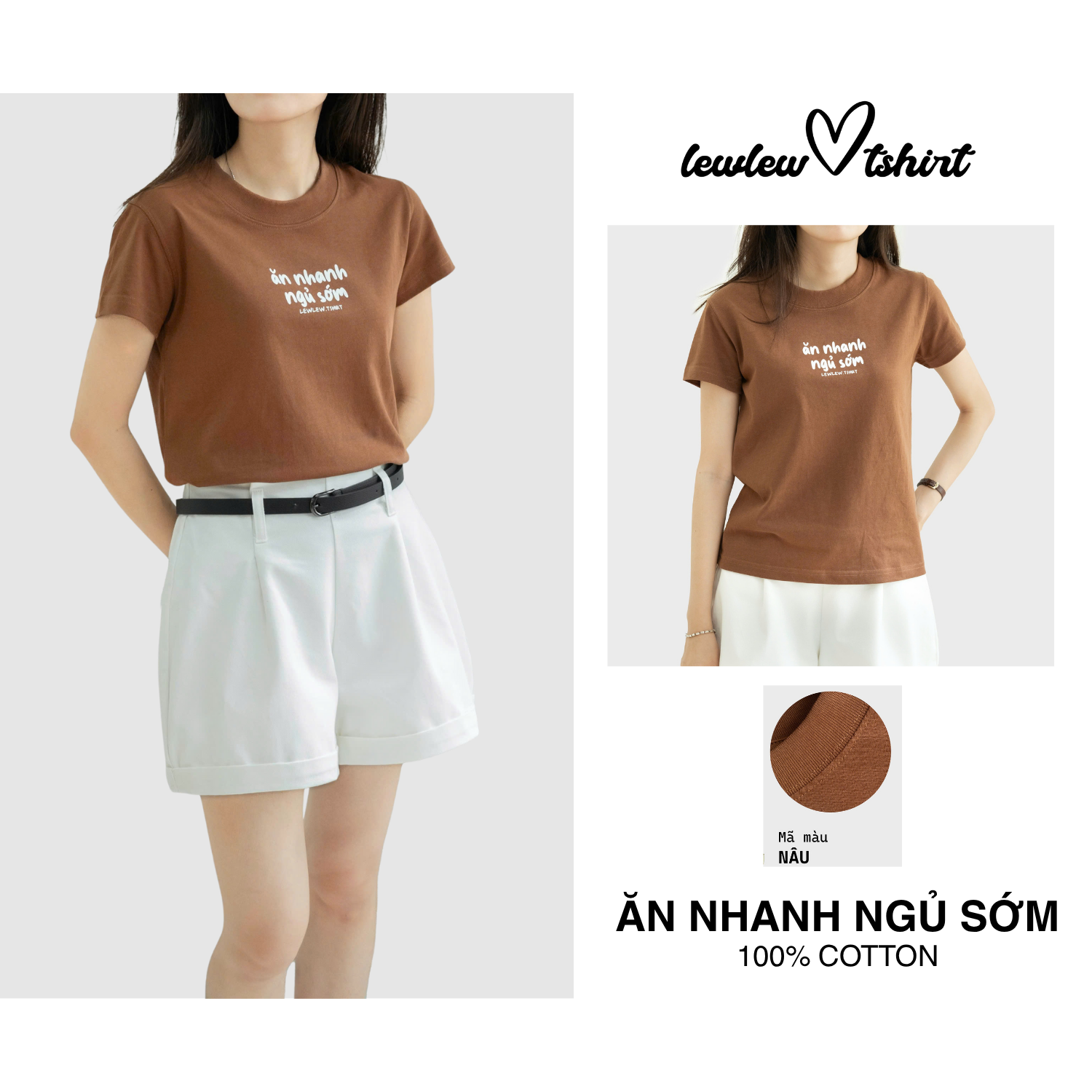 Ăn Nhanh Ngủ Sớm T-shirt
