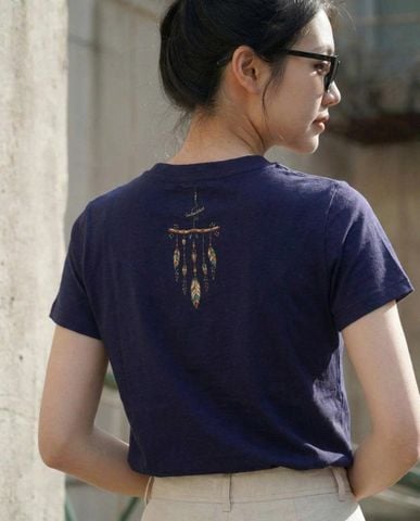  Áo Thun Lông Vũ Boho 