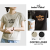 Coffee Lover Đen T-Shirt