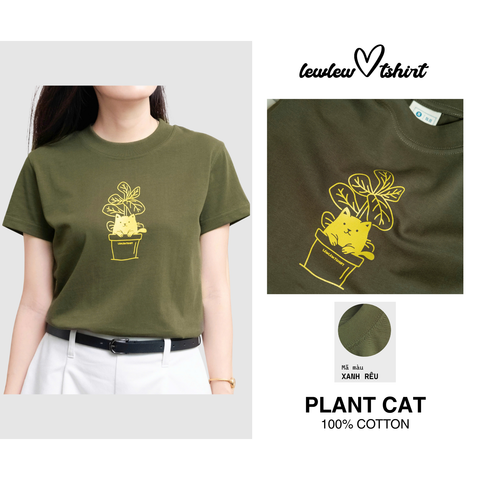  Plant Cat Tshirt 