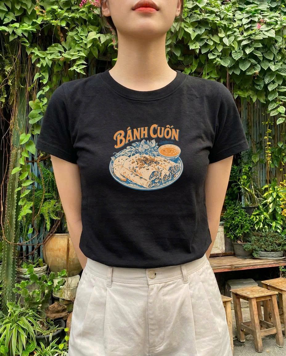 Áo Thun Bánh Cuốn