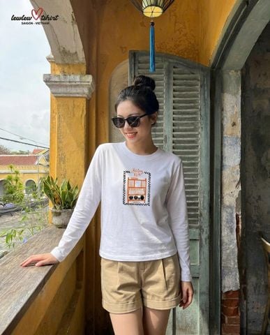  Áo Thun Tay Dài Chạn Gỗ 